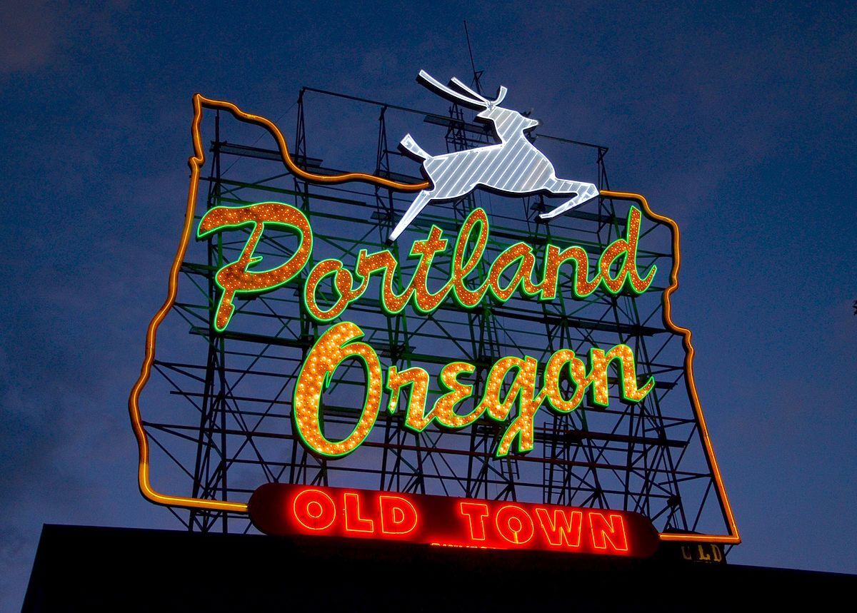 Portland Oregon sign